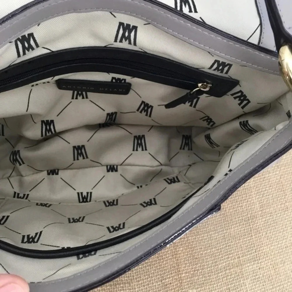 Antonio Milani Leather Reptile Flap Bag - Picture 9 of 10